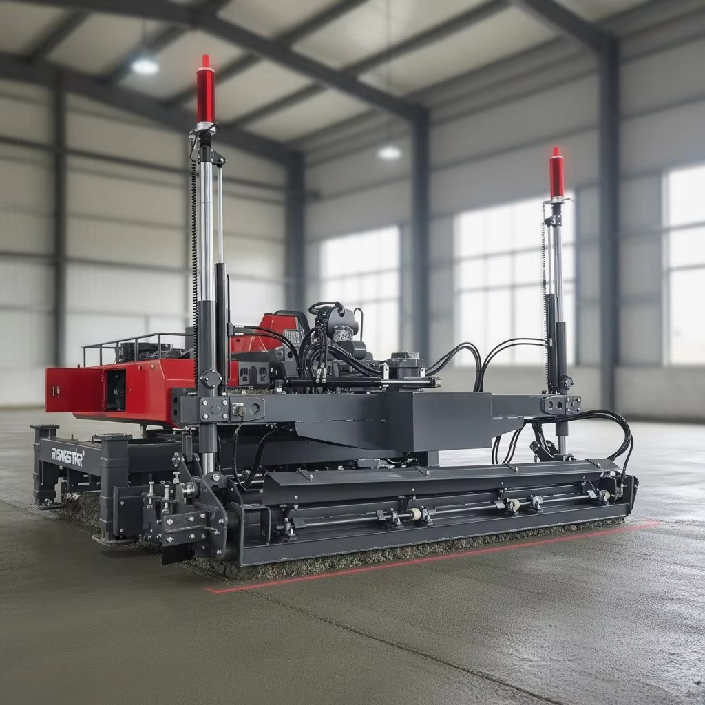 Industrial Laser Guide - Laser-guided Concrete Screed, Laser Floor Leveling