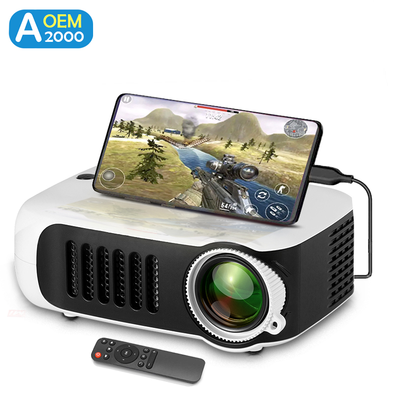 Industrial Laser Projector - A2000 Mini Projector Portable Home Cinema
