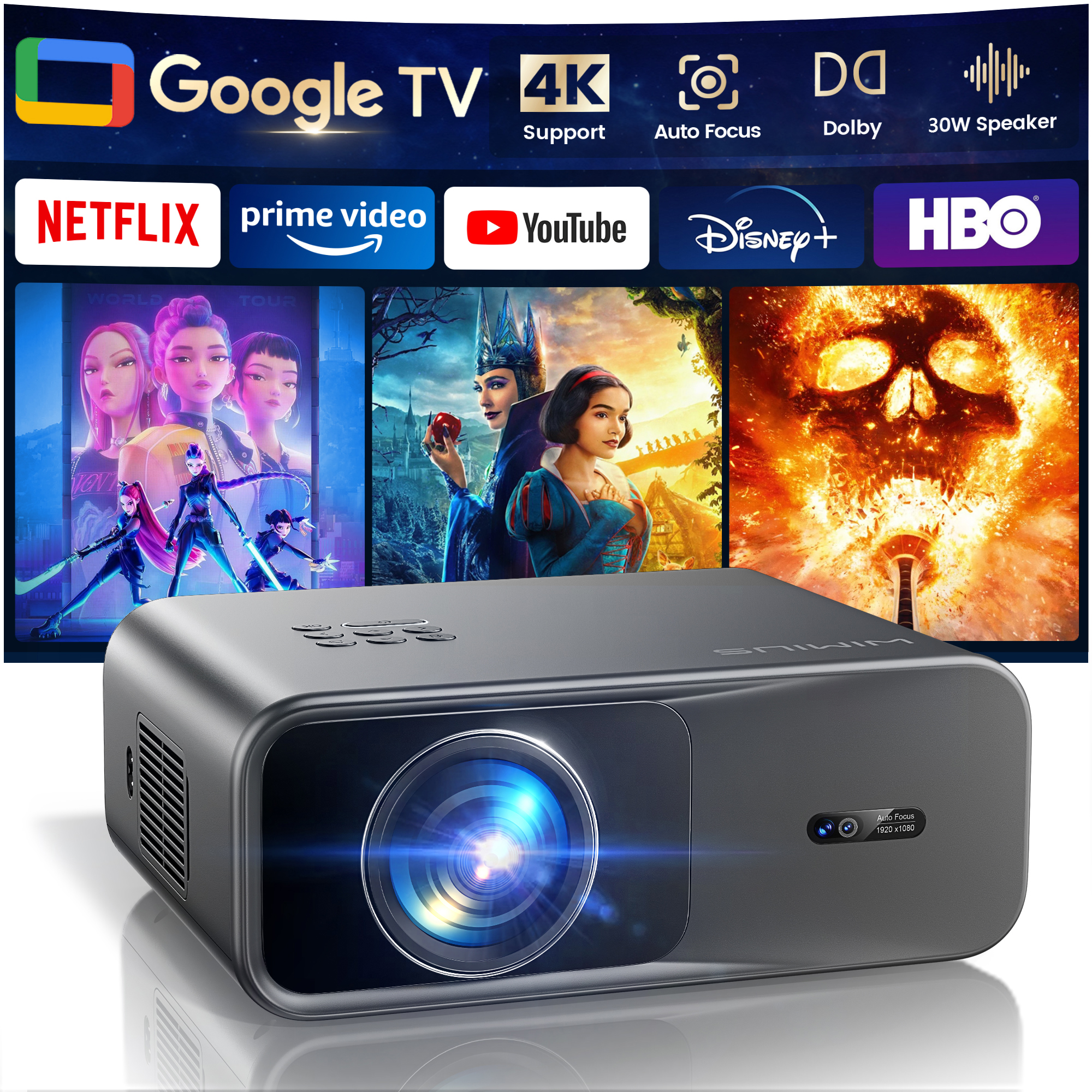 Industrial Laser Projector - WIMIUS 1200 ANSI Projector 4K Full