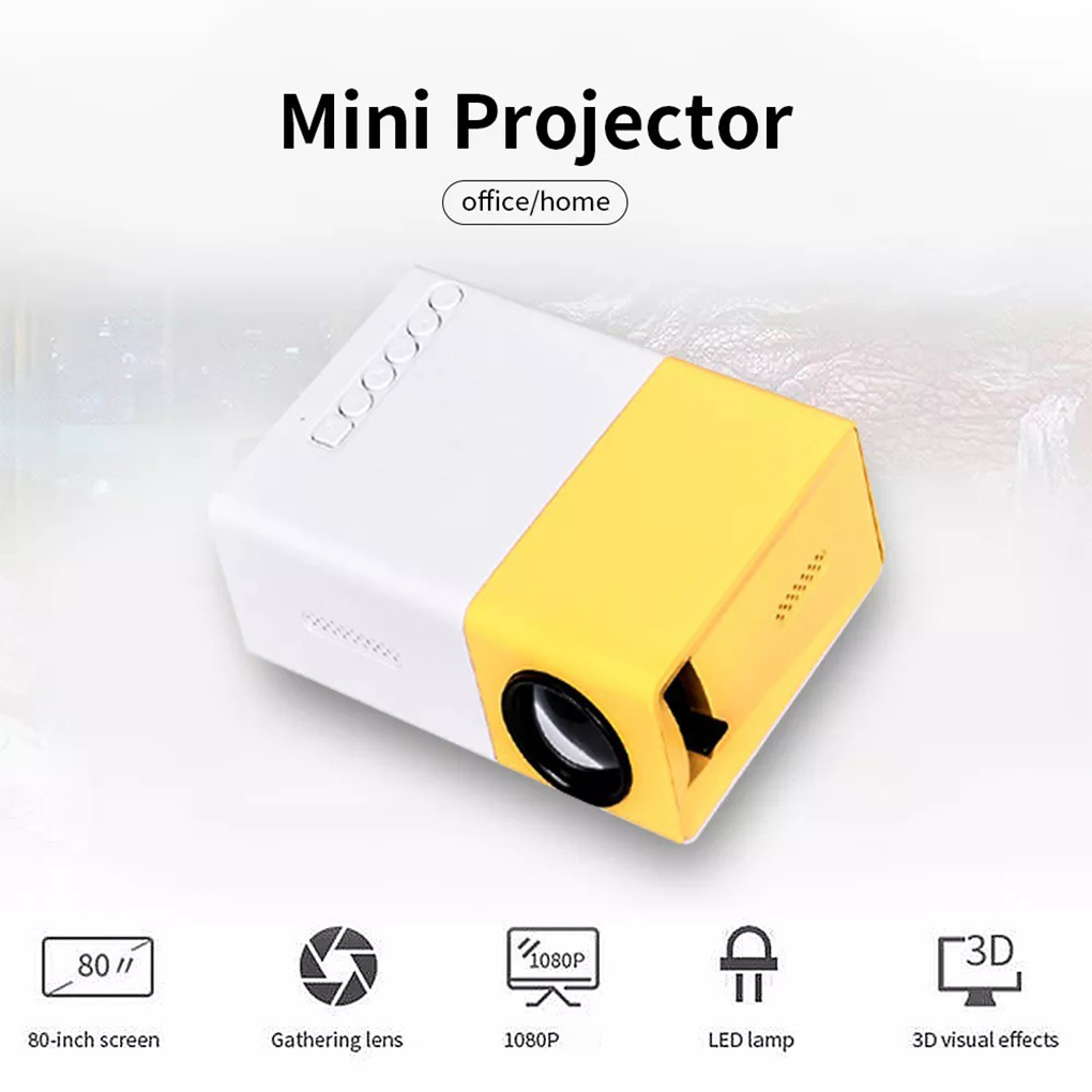 Industrial Laser Projector - YG300 MINI Projector Portable Home Theater