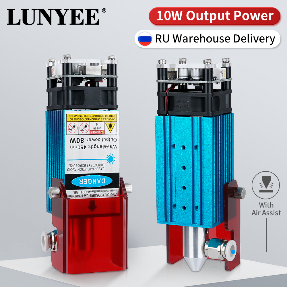 Metal Laser Cutter Head - LUNYEE Laser Module 80W 40W With
