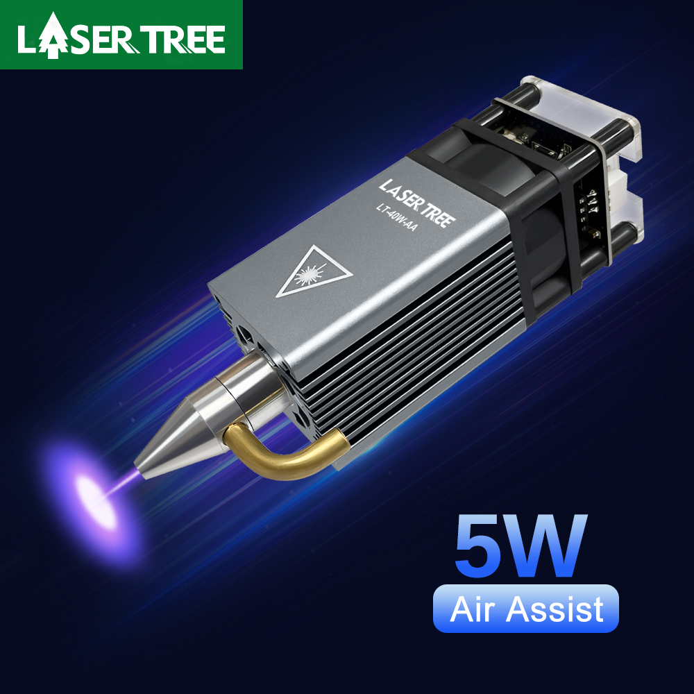 LASER TREE 5W Air Assist Metal - Metal Laser Cutter Head avaliação e preço