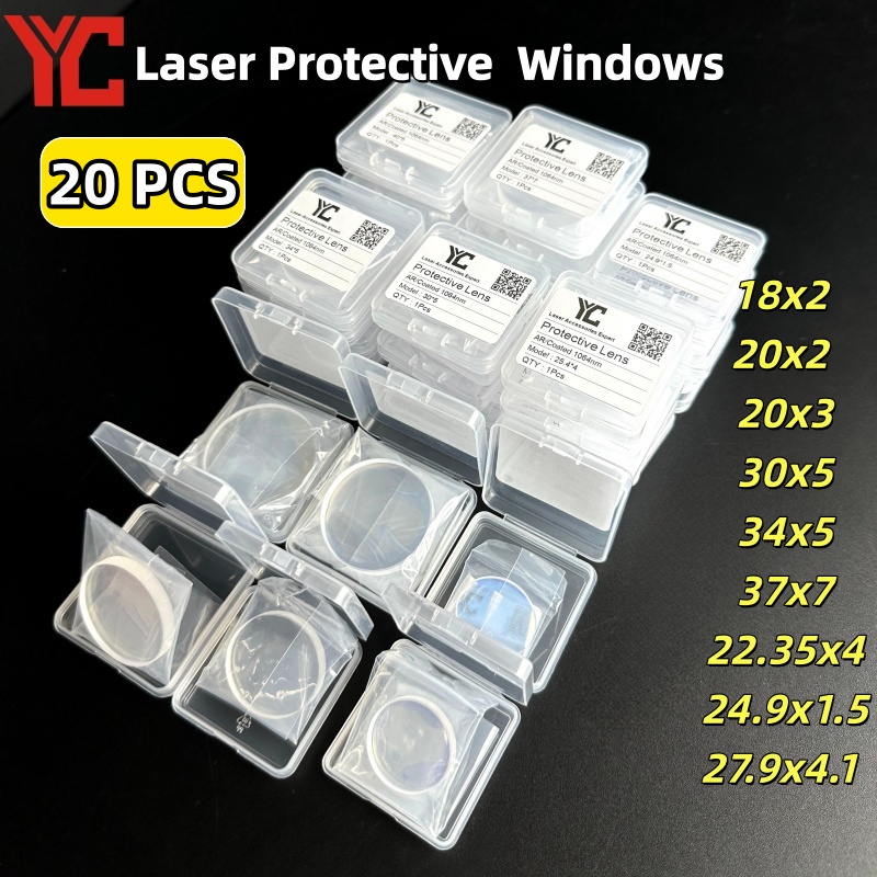 20Pcs Fiber Laser Protective L - Industrial Laser Welding avaliação e preço