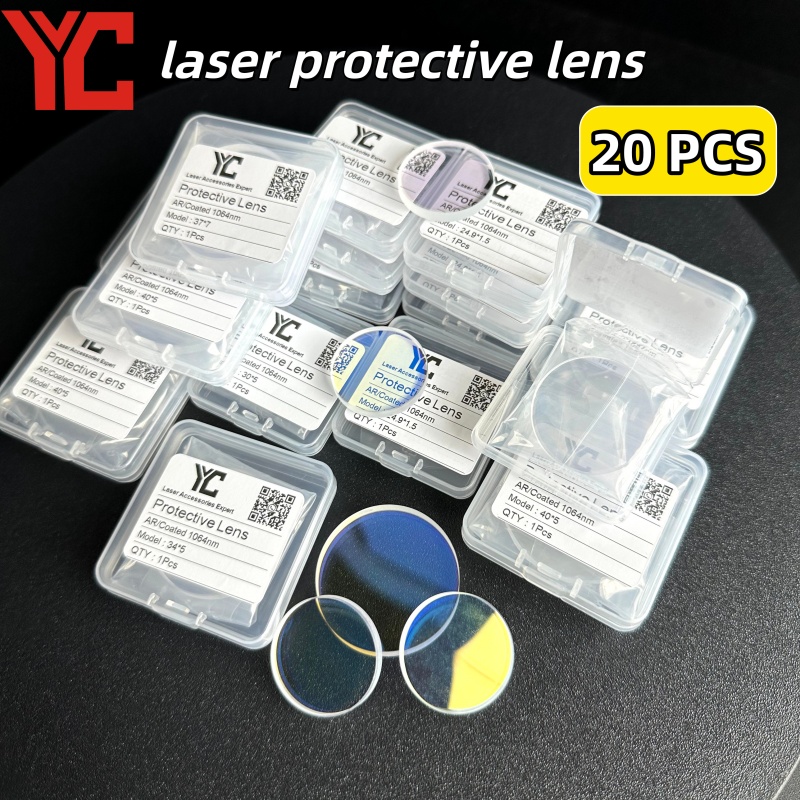 20Pcs Fiber Laser Protective L - Industrial Laser Welding avaliação e preço