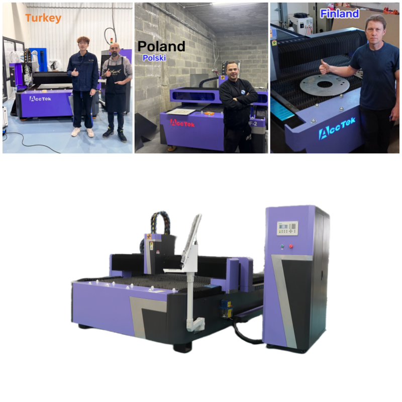 AKJ1530F 2040 2060 2560 1000w  - Industrial Laser Cutting Machine Price avaliação e preço
