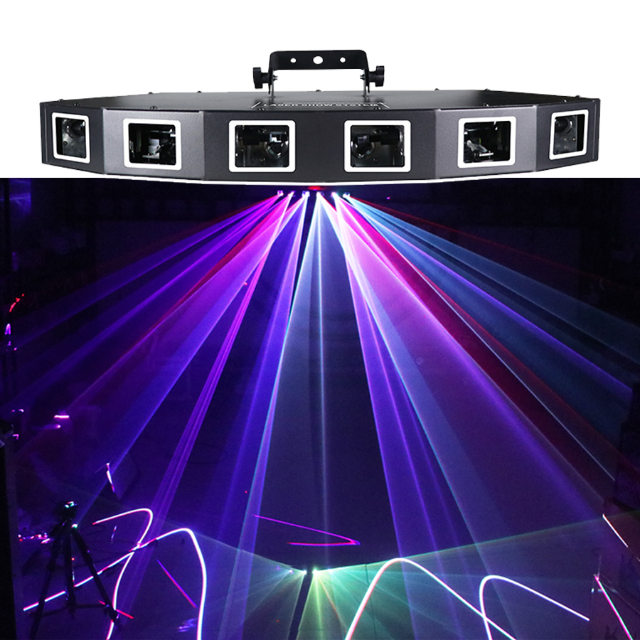 6 Lenses DMX Laser Stage Light - Industrial Laser Projector avaliação e preço