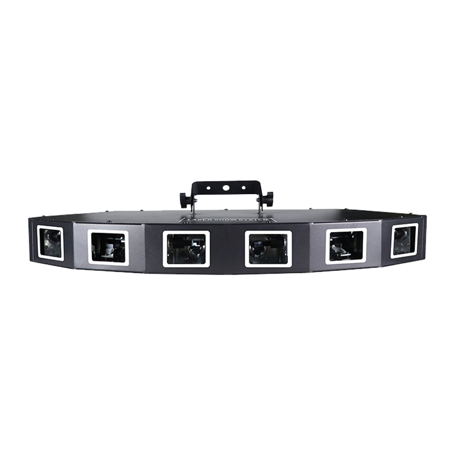 6 Lenses DMX Laser Stage Light - Industrial Laser Projector avaliação e preço
