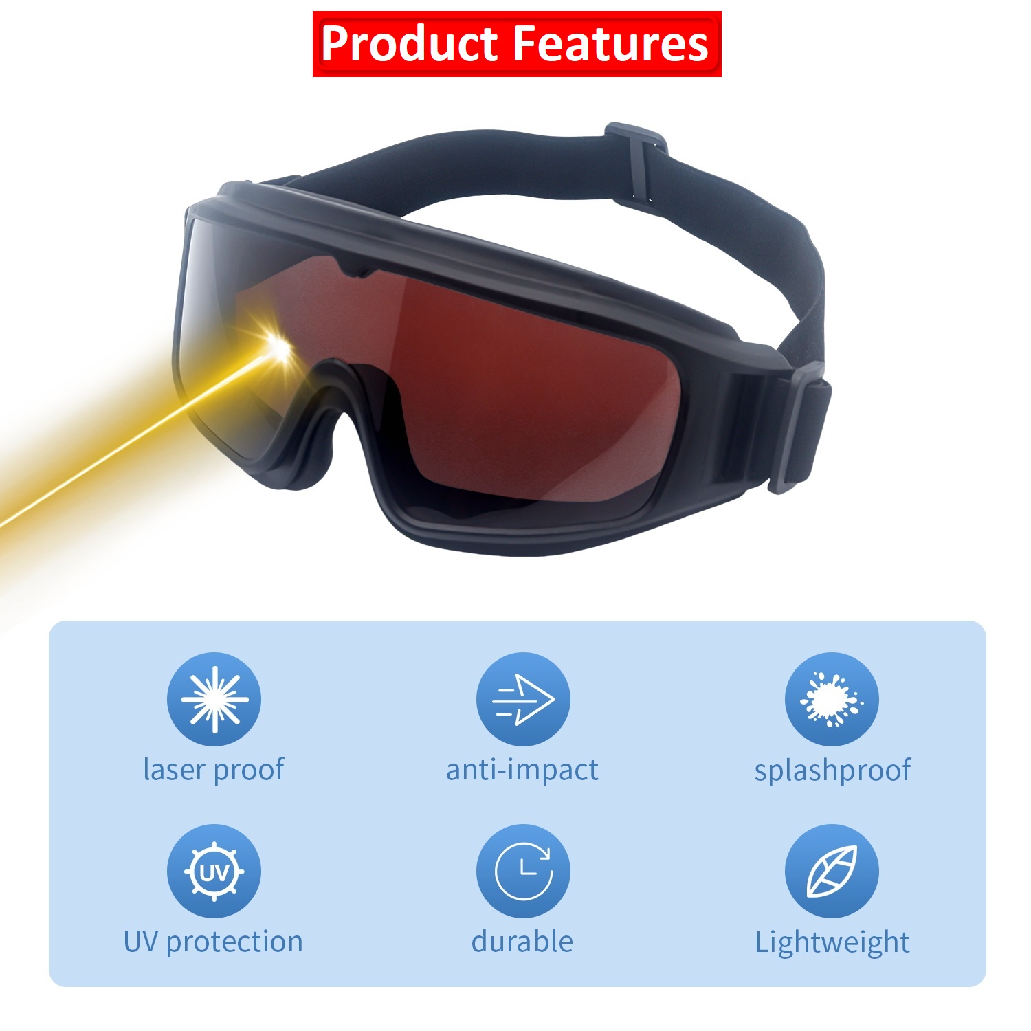 Laser Protective Goggles Infra - Industrial Laser Glasses avaliação e preço
