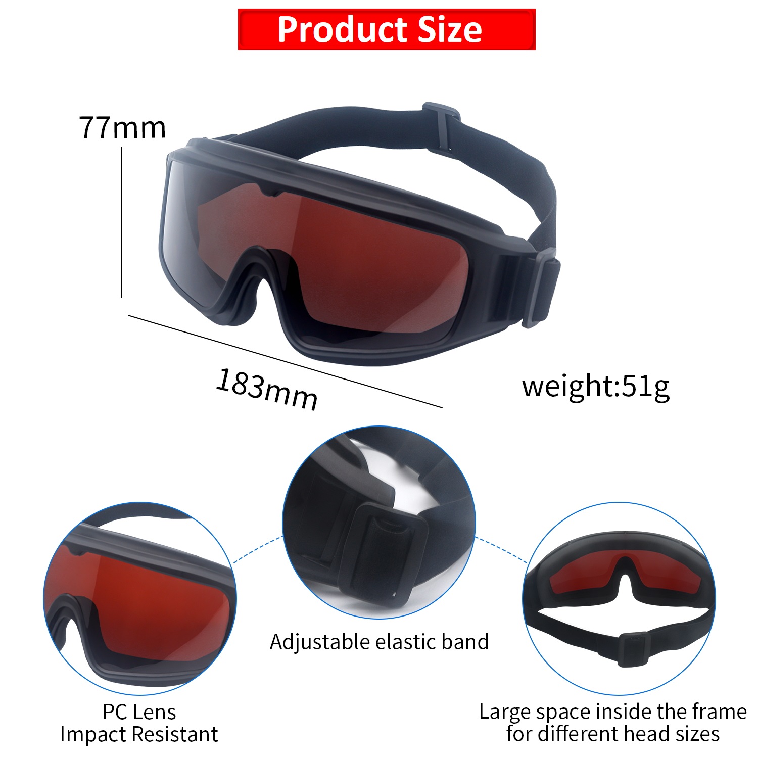 Laser Protective Goggles Infra - Industrial Laser Glasses avaliação e preço