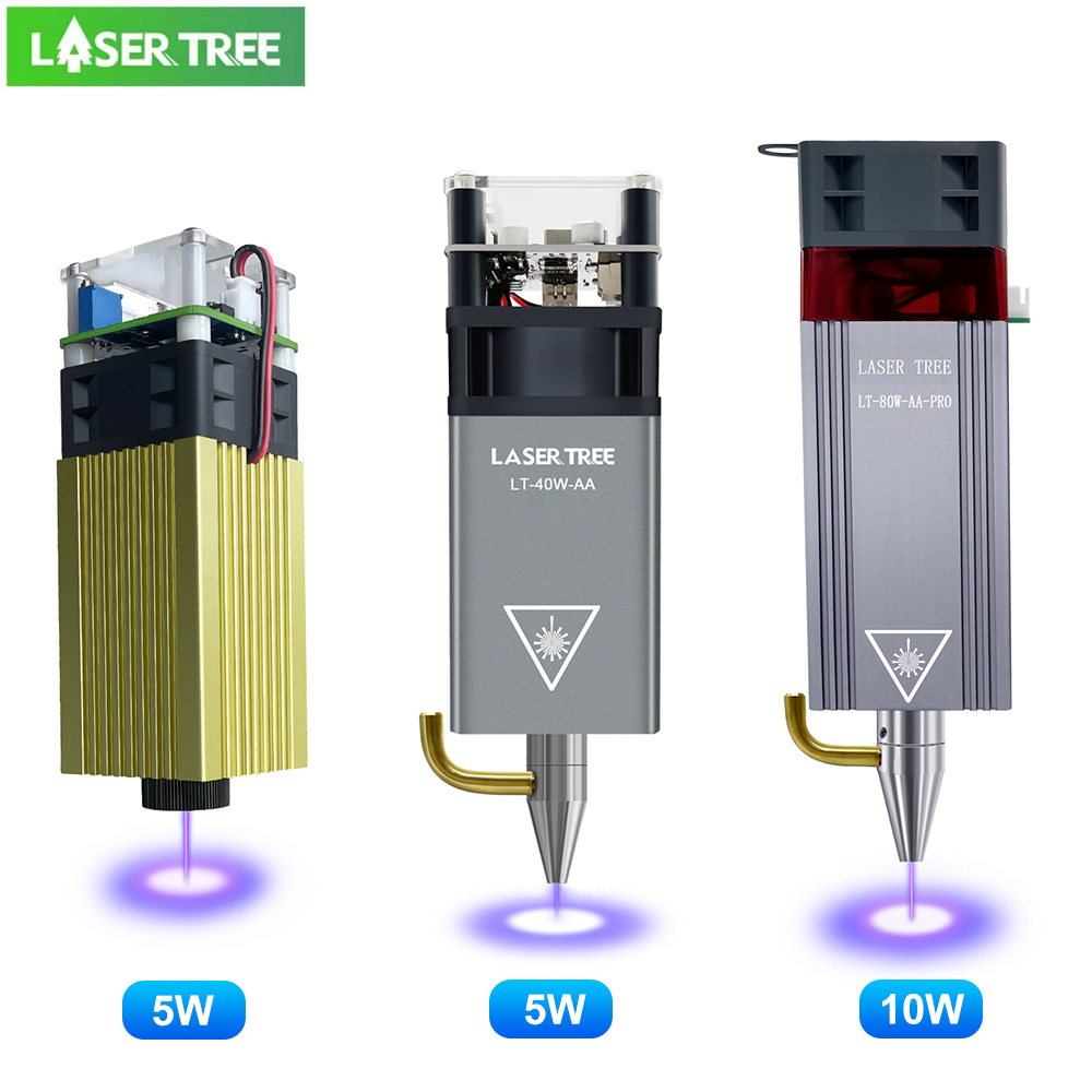 LASER TREE Laser Module 4W 5W  - Metal Laser Cutter Head avaliação e preço