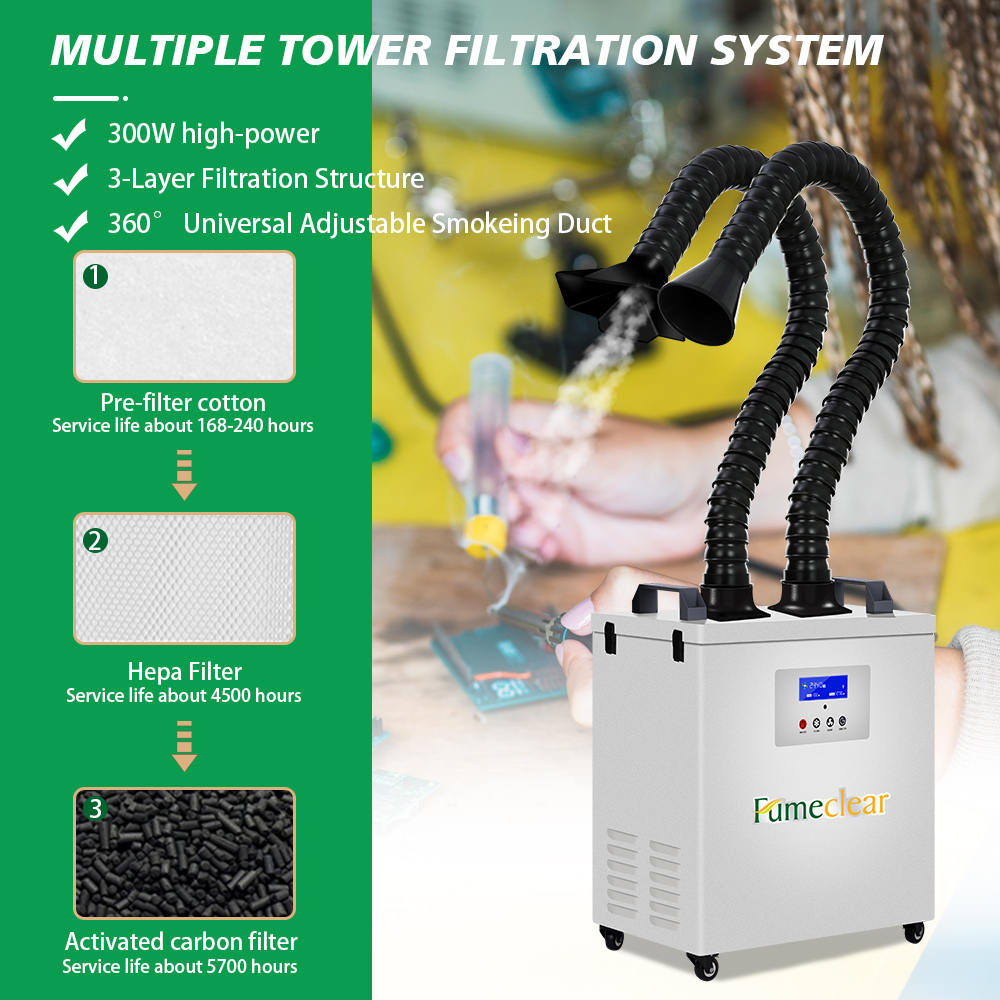 Strong Suction Industrial Weld - Industrial Laser Fume Extractor avaliação e preço