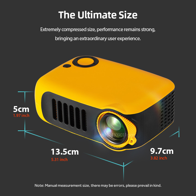 A2000 Mini Projector Portable  - Industrial Laser Projector avaliação e preço