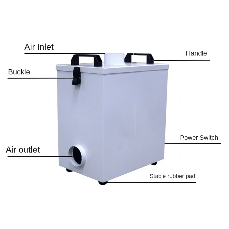 120W Industrial Pure Air Fume  - Industrial Laser Fume Extractor avaliação e preço