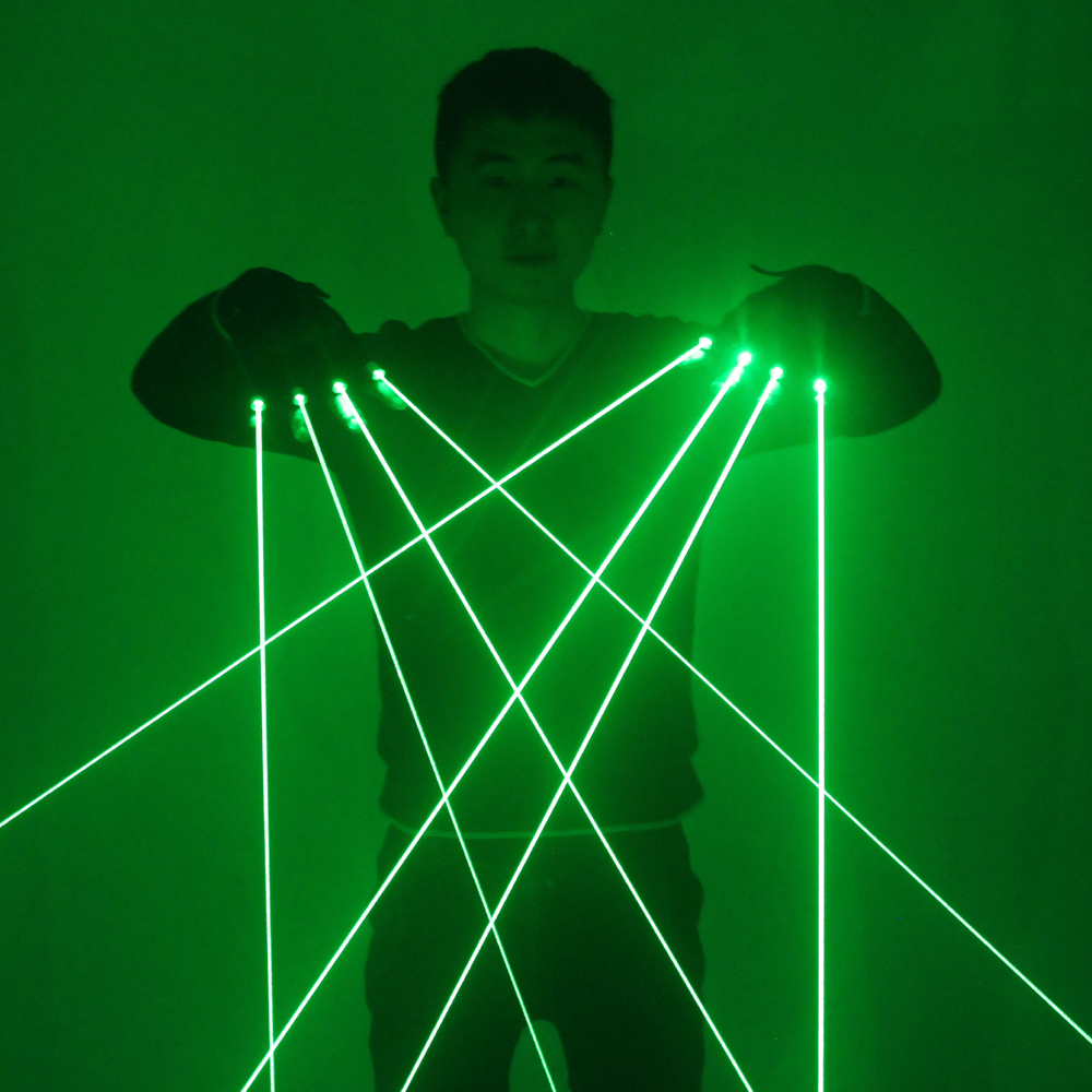 532nm Green Laser Gloves Coars - Industrial Laser Projector avaliação e preço