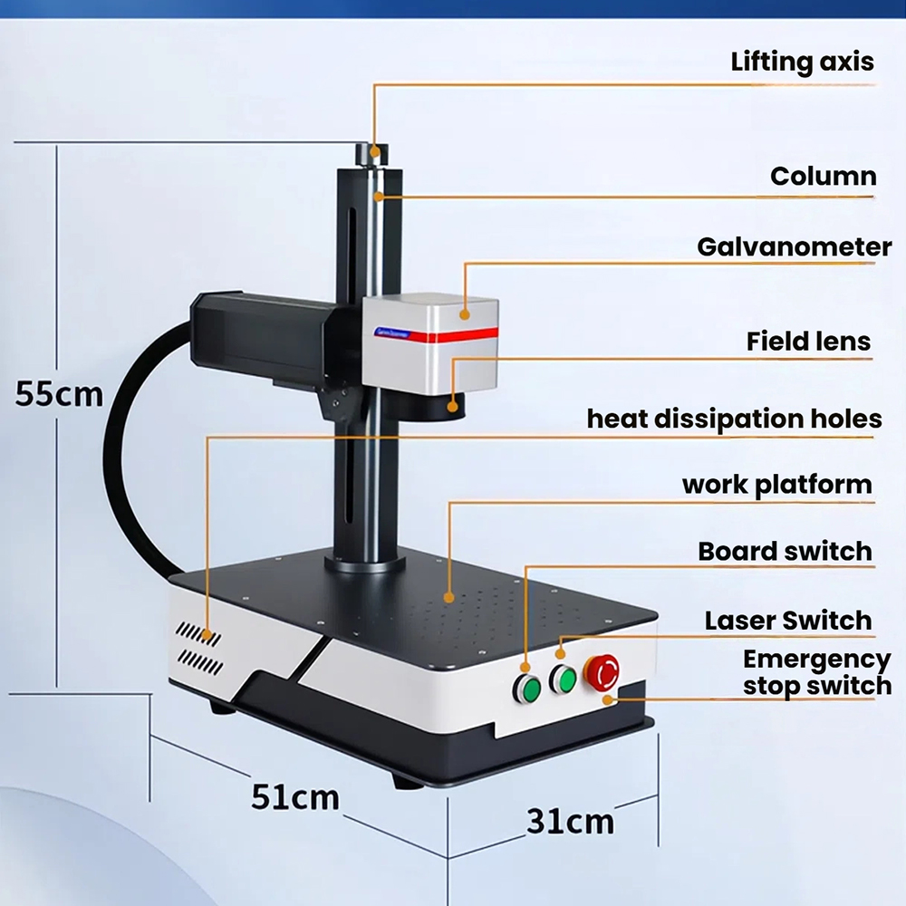 WaveTopSign 20W 30W Fiber Lase - Fiber Laser Source 20W avaliação e preço