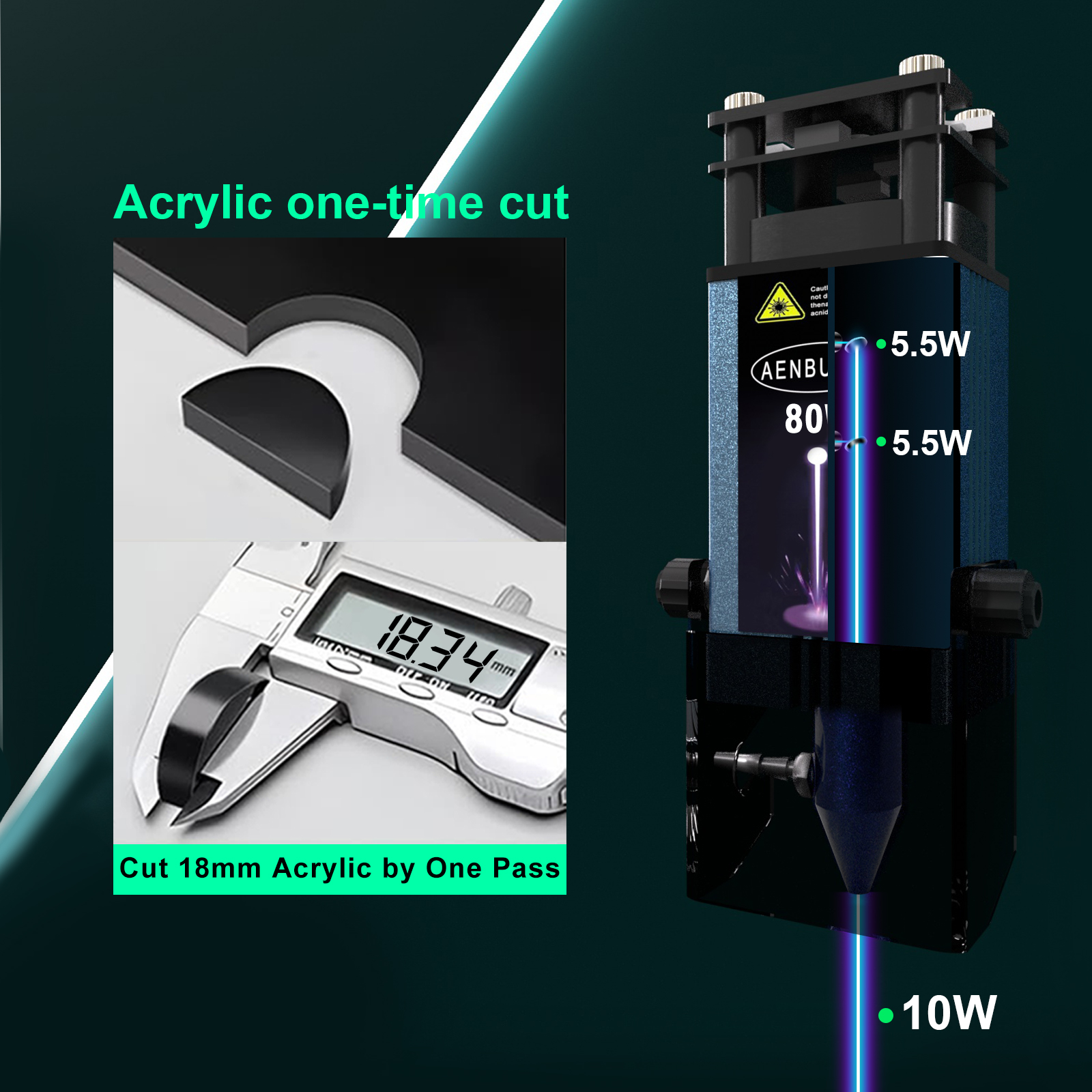 AENBUSLM 40W 80W Laser Cutting - Metal Laser Cutter Head avaliação e preço
