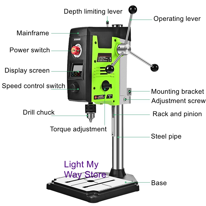 Mini strong table drill digita - Industrial Laser Table avaliação e preço