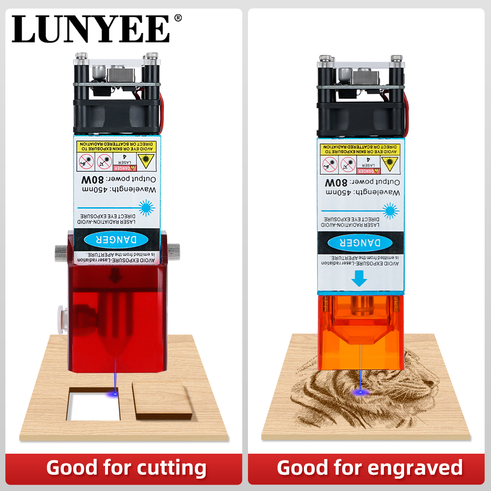 LUNYEE Laser Module 80W 40W Wi - Metal Laser Cutter Head avaliação e preço