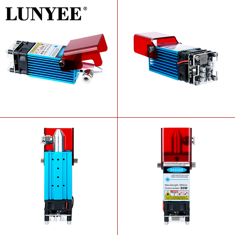 LUNYEE Laser Module 80W 40W Wi - Metal Laser Cutter Head avaliação e preço