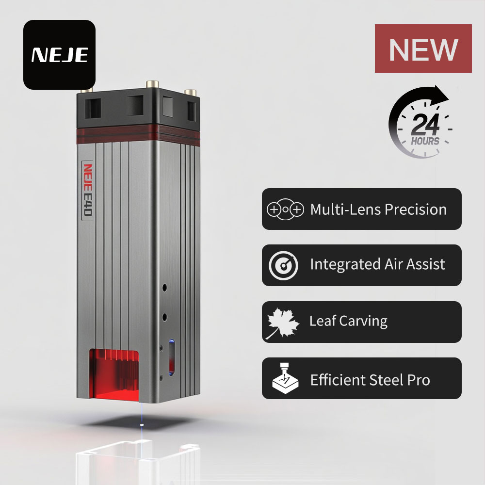NEJE E40 Laser Module Kit 40W  - Metal Laser Cutter Head avaliação e preço