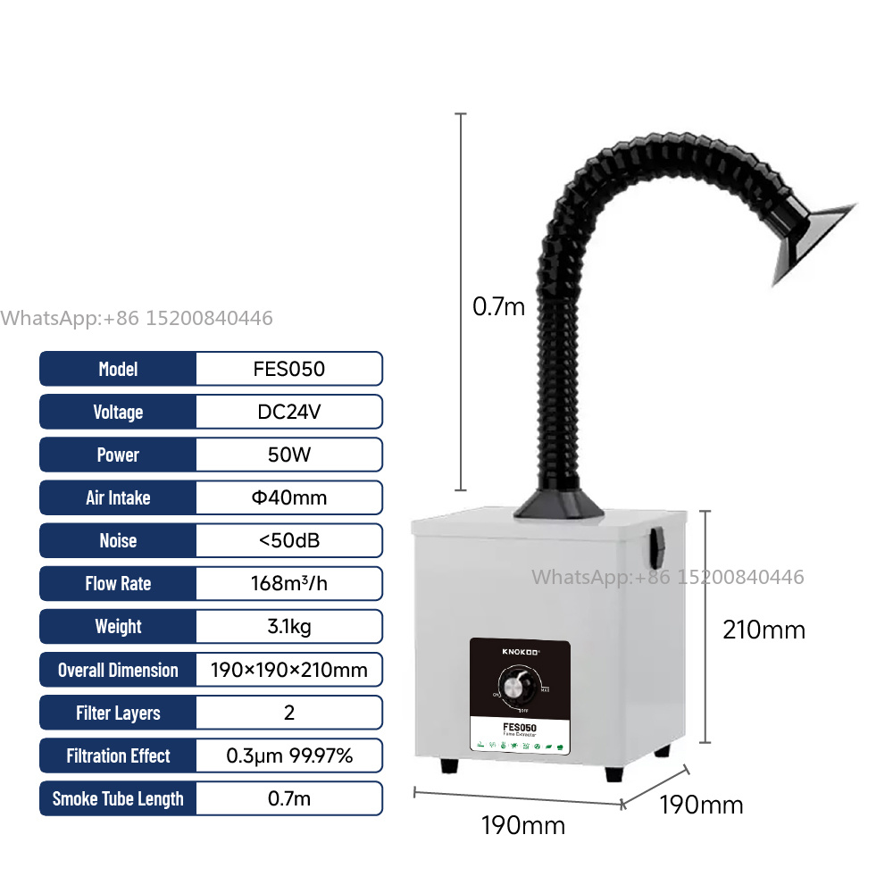Industrial-Grade Solder Fume E - Industrial Laser Fume Extractor avaliação e preço