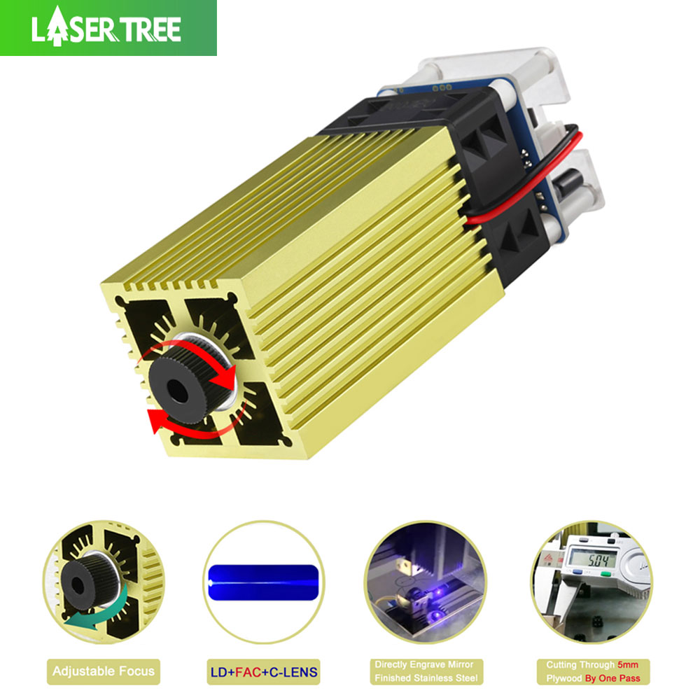 LASER TREE 4W 5W Laser Module  - Metal Laser Cutter Head avaliação e preço