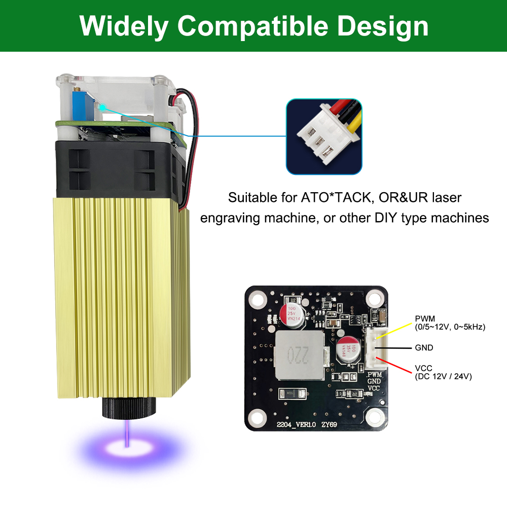 LASER TREE 4W 5W Laser Module  - Metal Laser Cutter Head avaliação e preço