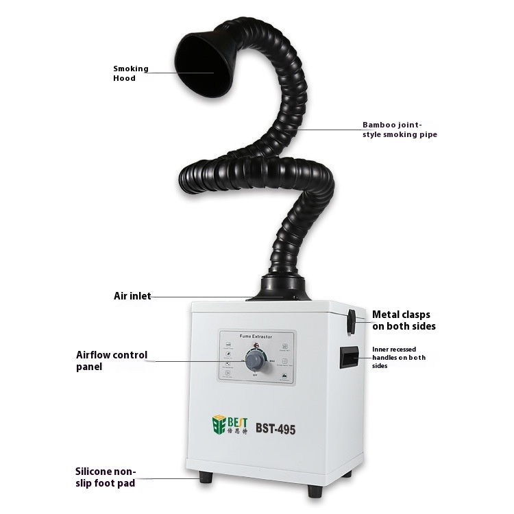 BST-495 filter Exhaust Industr - Industrial Laser Fume Extractor avaliação e preço