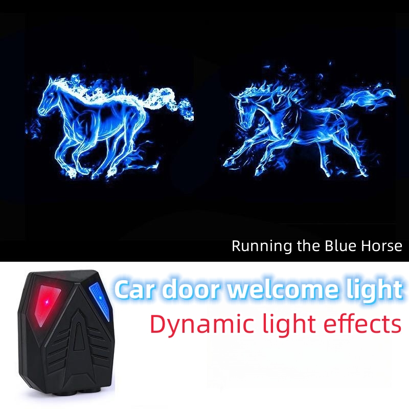 2PCS Rechargeable Led Car Door - Industrial Laser Projector avaliação e preço