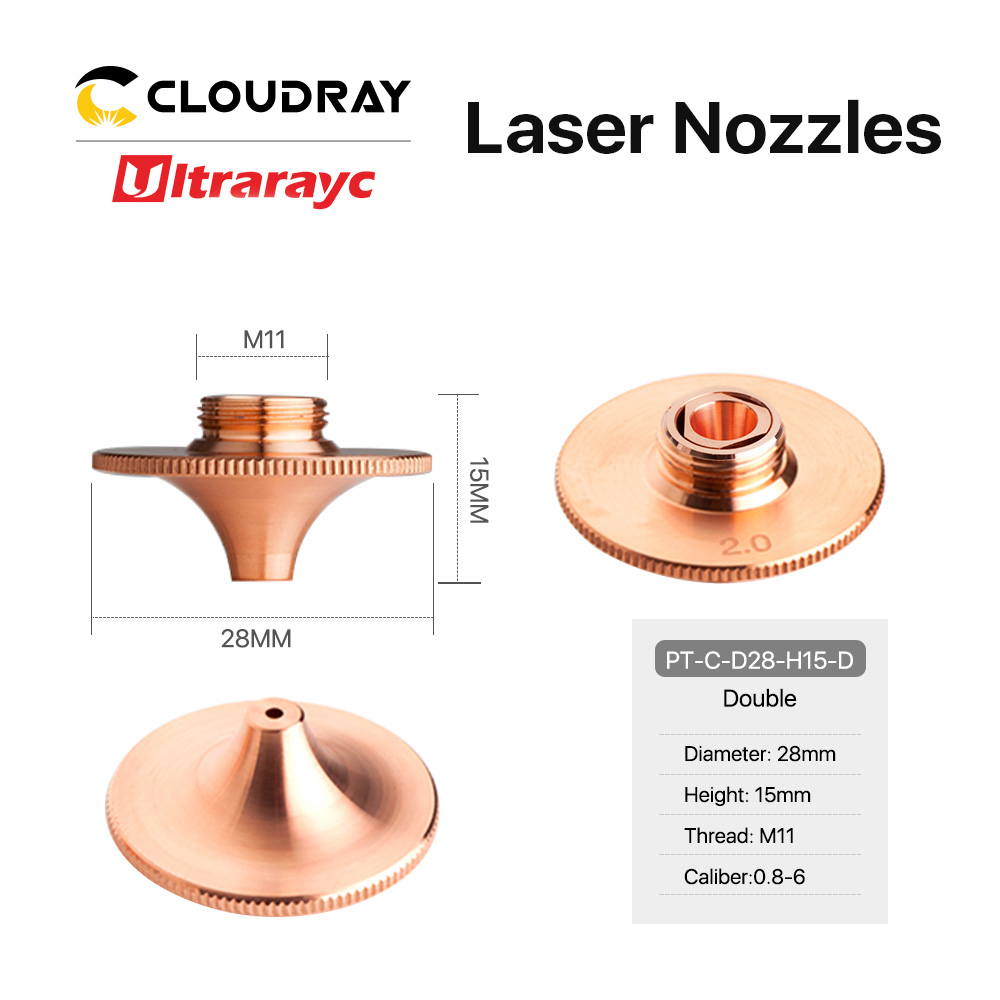 Ultrarayc 10pcs Laser Nozzles  - Metal Laser Cutter Head avaliação e preço