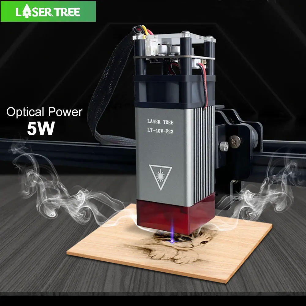LASER TREE 4w 5W Laser Module  - Metal Laser Cutter Head avaliação e preço